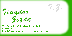 tivadar zizda business card